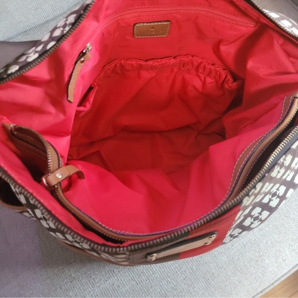 Kate Spade Black and Red Patterned Shoulder Bag - Picture 7 of 7